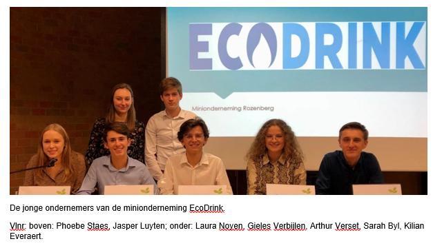 EcoDrink De jonge ondernemers