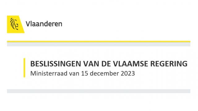 Beslissingen van de Vlaamse Regering