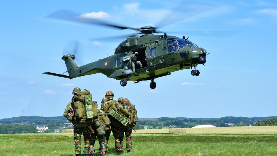 aankondiging militaire oefening in de buurt 