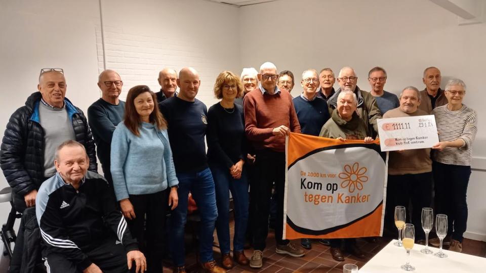 Kwb Mol-Centrum schenkt 1111 euro aan Mols comité Kom op tegen Kanker