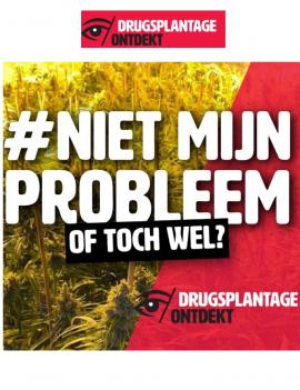 flyer drugsplantage ontdekt