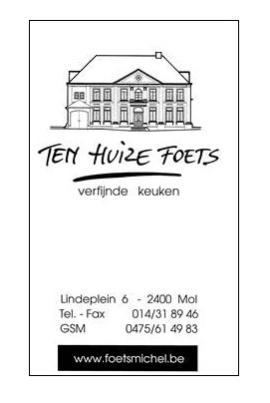 flyer Ten Huize Foets