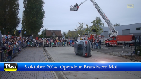 Opendeurdag Brandweer Mol 5 oktober 2014