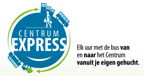 Centrum Express van en naar het centrum vanuit je eigen gehucht