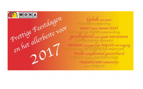 Prettige Feestdagen en het allerbeste voor 2017