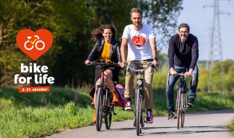 Neteland fietste voor Bike For Life 2,5 keer “rond de wereld”!