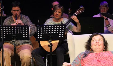 Voorstelling 'Mevrouw Nopjes' maakt leerlingen warm voor Academie Muziek en Woord