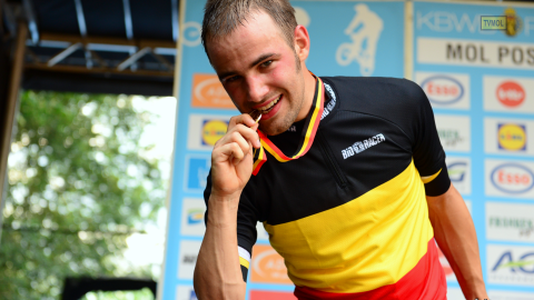 Fotoverslag Victor Campenaerts BK tijdrijden Mol Postel