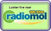 Radio Mol live button groen